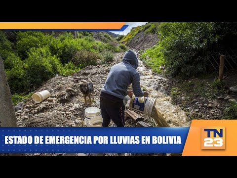 Estado de emergencia por lluvias en Bolivia