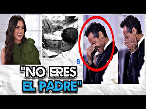 NO ERES EL PADRE Marc Anthony ROMPE En LLANTO Tras Los Resultados De ADN De Su Hijo