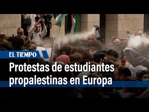 Las protestas estudiantiles propalestinas se extienden en Europa | El Tiempo