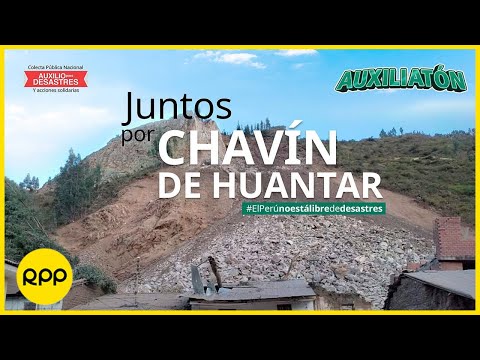 Ayuda humanitaria a víctimas del poblado de Shállapa en Chavín de Huántar