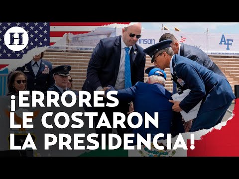 Renuncia de Joe Biden: Estos son los tropiezos que lo llevaron a dejar la carrera presidencial en EU