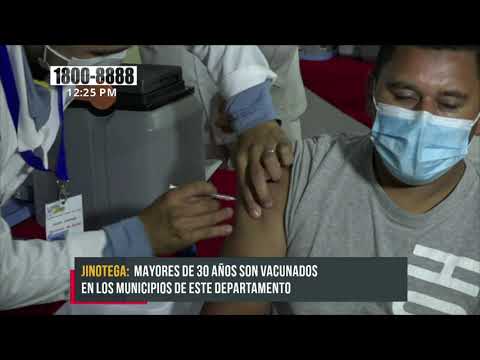 Aplican primera dosis de la vacuna contra el COVID-19 a personas de 30 años - Nicaragua