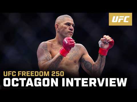 Alex Pereira Octagon Interview | UFC Freedom 250
