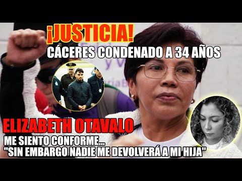 Se hizo justicia. 34 años de cárcel para Cáceres