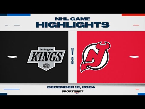 NHL Highlights | Kings vs. Devils - December 12, 2024