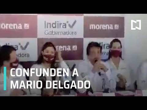 Dirigente de Morena en Colima presenta a Mario Delgado como presidente del PRI - Despierta