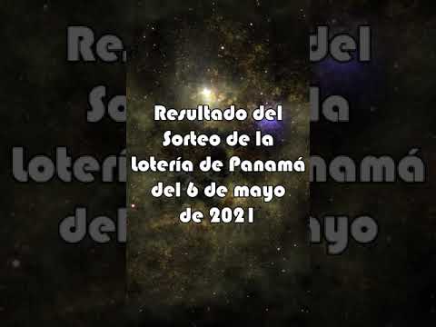 Lotería de Panamá - Resultados y Pirámide de la Suerte - 6 de mayo 2021