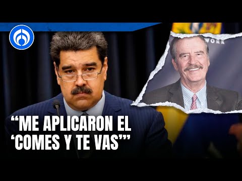 Nicolás Maduro se quitó la mascara, le tuvo miedo a la elección del domingo: Vicente Fox