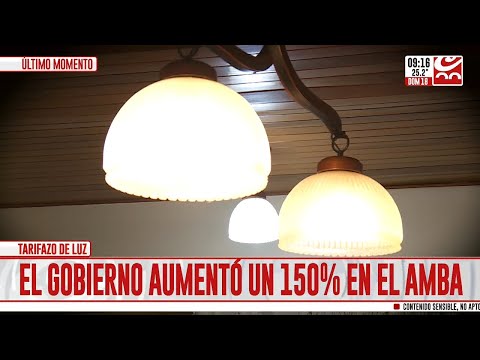 Tarifas de luz: suben hasta 150% y se actualizarán mes a mes