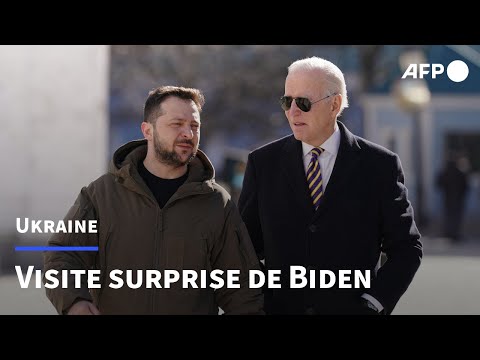 Ukraine: visite surprise de Joe Biden à Kiev | AFP Images