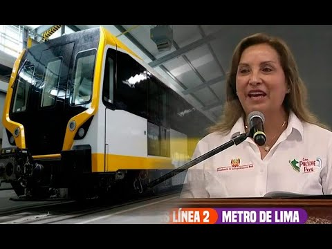 Dina Boluarte tras inaugurar Línea 2 del Metro de Lima: Vamos a evitar largas horas de viaje