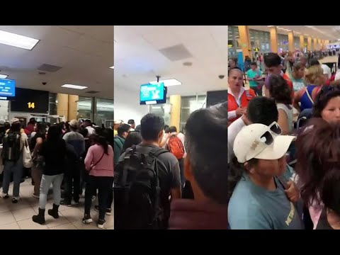Callao: Pasajeros quedan varados por retraso de vuelos en aeropuerto Jorge Chávez