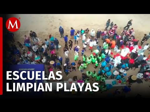 Realizan mega limpieza de playas en Mazatlán; conmemoran el 'Día de la Madre Tierra'