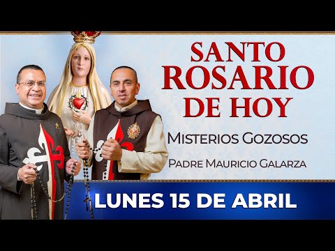 Santo Rosario de Hoy | Lunes 15 de Abril - Misterios Gozosos #rosario