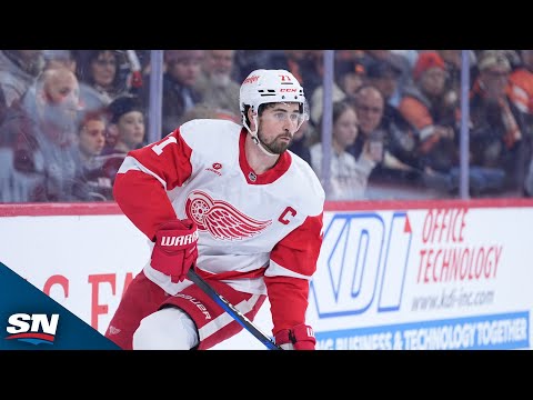 Red Wings Larkin Catches Capitals Off Guard With Below Goal-Line Snipe