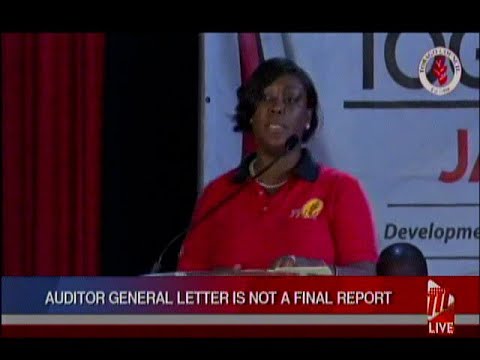 Auditor General Letter Is Not A Final Report