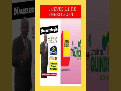PRONÓSTICOS PARA LA LOTERIA DE BOGOTA Y QUINDIO HOY JUEVES 11 DE ENERO 2024