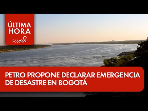 Presidente Petro propone decretar situación de desastre en Bogotá