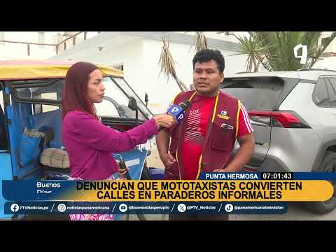 Mototaxistas de Punta Hermosa: “Tenemos años pidiendo un paradero formal y el alcalde no nos da”