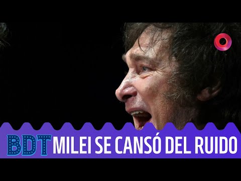 Javier Milei se sacó en la entrevista con el pelado Trebucq por ruidos molestos en el estudio