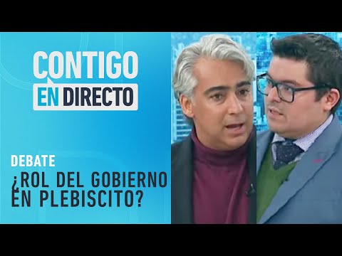 SE LA JUEGUE: El debate MEO y Rodrigo Logan por rol del Gobierno en plebiscito - Contigo en Directo