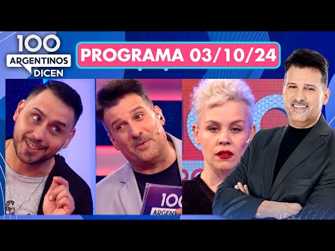 100 argentinos dicen - Programa 03/10/24