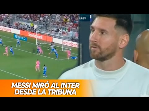 Inter Miami perdió con Lionel en la tribuna y los mexicanos le hicieron burla: Messi tiene miedo