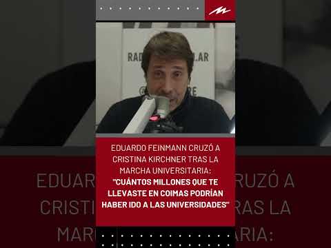 Eduardo Feinmann cruzó a CFK por la marcha: Cuántos millones que te llevaste en coimas