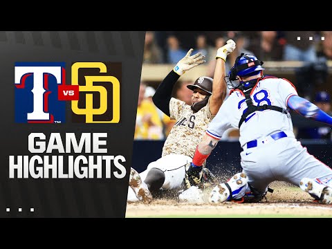 Rangers vs. Padres Game Highlights (7/6/25) | MLB Highlights