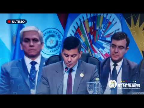 Presidente paraguayo Santiago Peña condenó el golpe Estado fallido en Bolivia