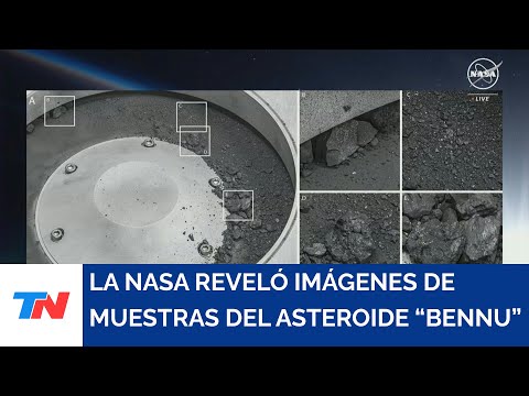 EE.UU : NASA reveló imágenes de muestras de asteroide Bennu, clave para entender orígenes de la vida