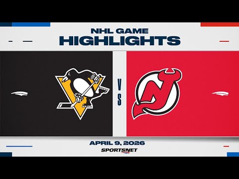 NHL Highlights | Penguins vs. Devils - April 9, 2026
