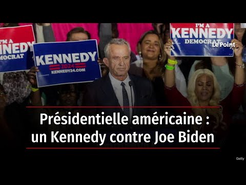 Présidentielle américaine : un Kennedy contre Joe Biden