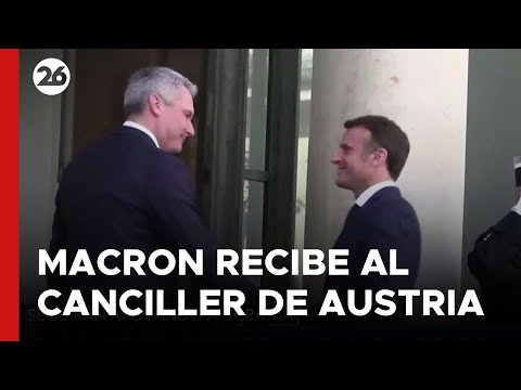 Macron recibe al canciller de Austria con el objetivo de seguir apoyando a Ucrania