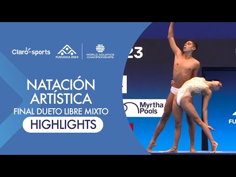 Highlights | Mundial de Natación Fukuoka 2023 | Natación artística final dueto libre mixto