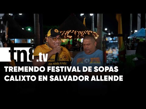 Festival de Sopas Calixto la «saca del estadio» en el Puerto Salvador Allende