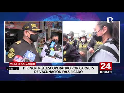 VES: detienen a integrantes de 'Los truchos de Villa' por falsificar carnets de vacunación