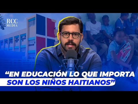 YURI ENRIQUE: “EN EDUCACIÓN LO QUE IMPORTA SON LOS NIÑOS HAITIANOS”