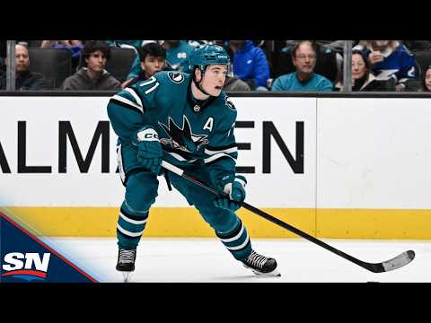 Sharks Celebrini rifles wicked wrist shot past Blues Binnington