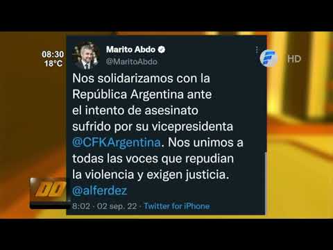 Papa se solidariza con vicepresidenta de Argentina tras atentando