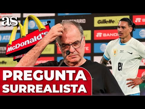 La INUSUAL pregunta a BIELSA sobre por qué disfruta tanto de MCDONALS | COPA AMÉRICA 2024