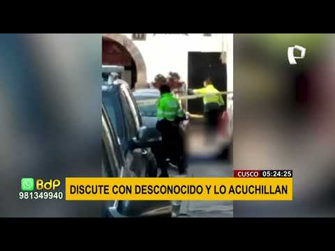 Cusco: asesina a joven de 25 años al acuchillarlo cuando transitaba tranquilamente