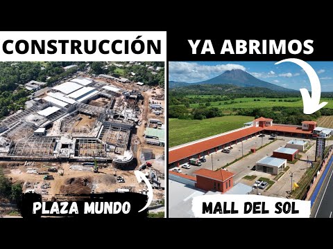 AVANCE de CONSTRUCCION de PLAZA MUNDO y YA APERTURO MALL DEL SOL en USULUTAN, #elsalvador