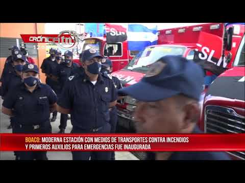 Nueva estación de bomberos en Boaco para atender cualquier emergencia - Nicaragua