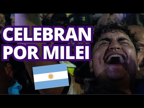 Javier Milei presidente: seguidores celebran tras ganar en Argentina