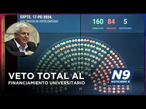 VETO TOTAL AL FINANCIAMIENTO UNIVERSITARIO - NOTICIERO 9