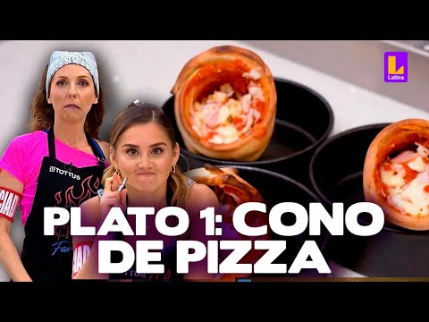 El Gran Chef Famosos PROGRAMA 11 de octubre | Plato uno: Pizza en cono | LATINA EN VIVO