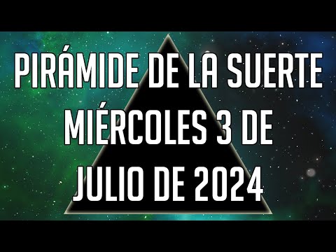 Pirámide de la Suerte para el Miércoles 3 de Julio de 2024 - Lotería de Panamá