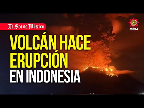 Entra en erupción volcán en Indonesia; evacuan a casi mil personas