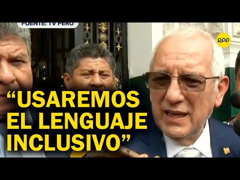 Ministro Óscar Becerra: Mientras la norma peruana esté vigente, usaremos el lenguaje inclusivo